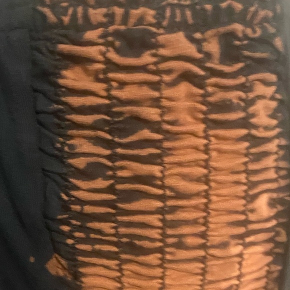 Tough Luv Black reversed dye ruched side biker shorts - Picture 6 of 7